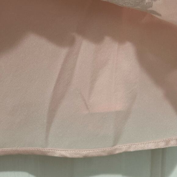 St. John silk MOSIAC lined shell tank pink silver metallic XL - Picture 4 of 8